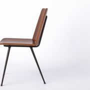 Mid Century Danish Chair 1950s Teak Plywood Chair, Scandinavian Vintage