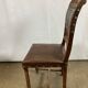 Pair of Henry II wooden and leather chairs