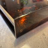 Mercier house tortoiseshell plexiglass plateau