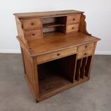 Solid oak shop counter