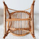 Child rattan basket armchair