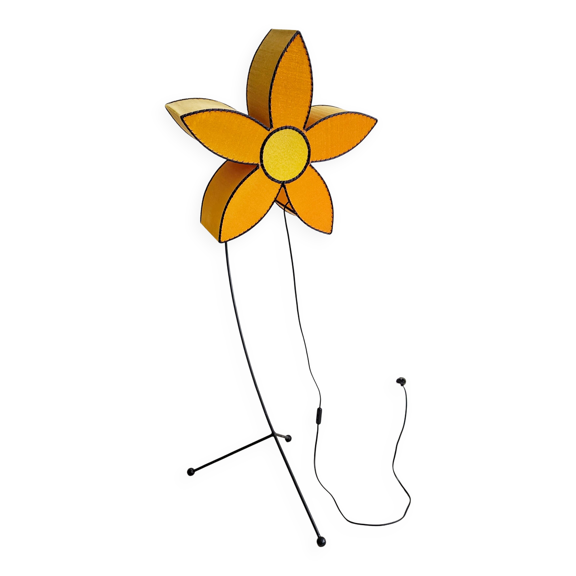 Pop-art Flower Lamp 1980s