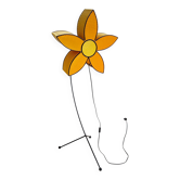 Pop-art Flower Lamp 1980s