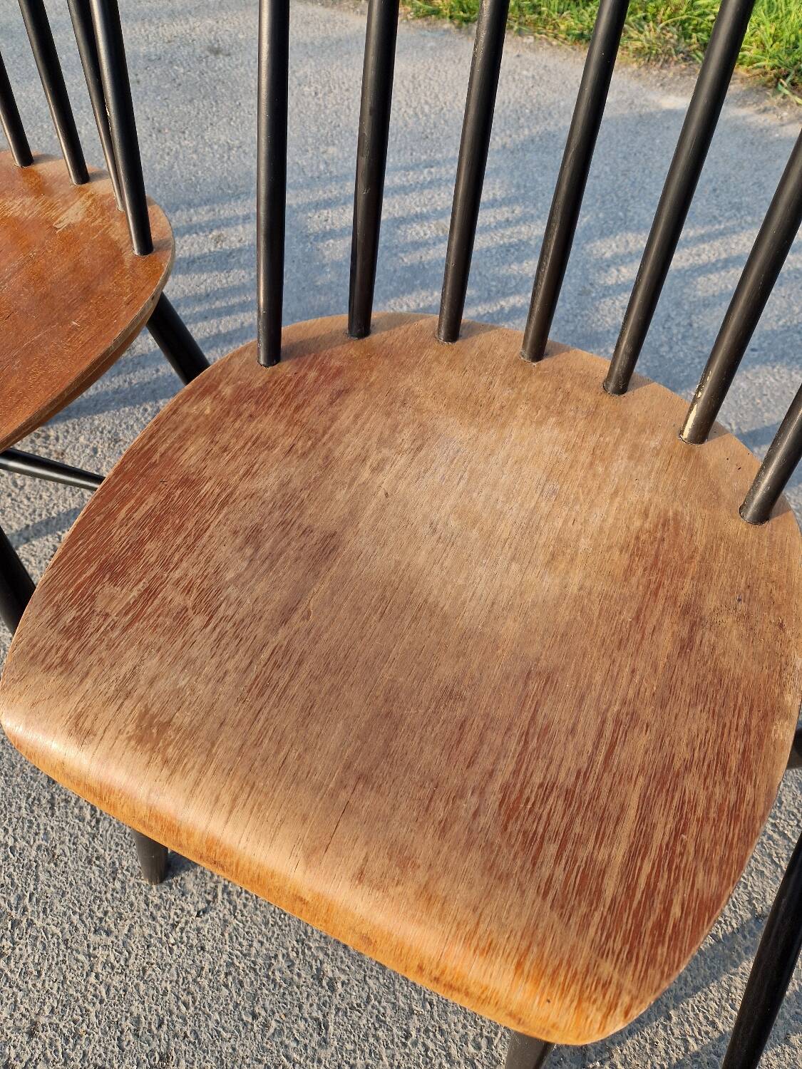 Set of 6 Fannett Scandinavian chairs by Ilmari Tapiovaara 1960.