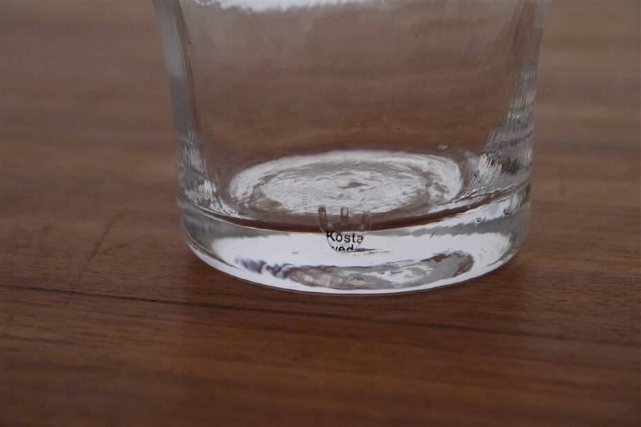 Vintage glass bowl by Kosta boda