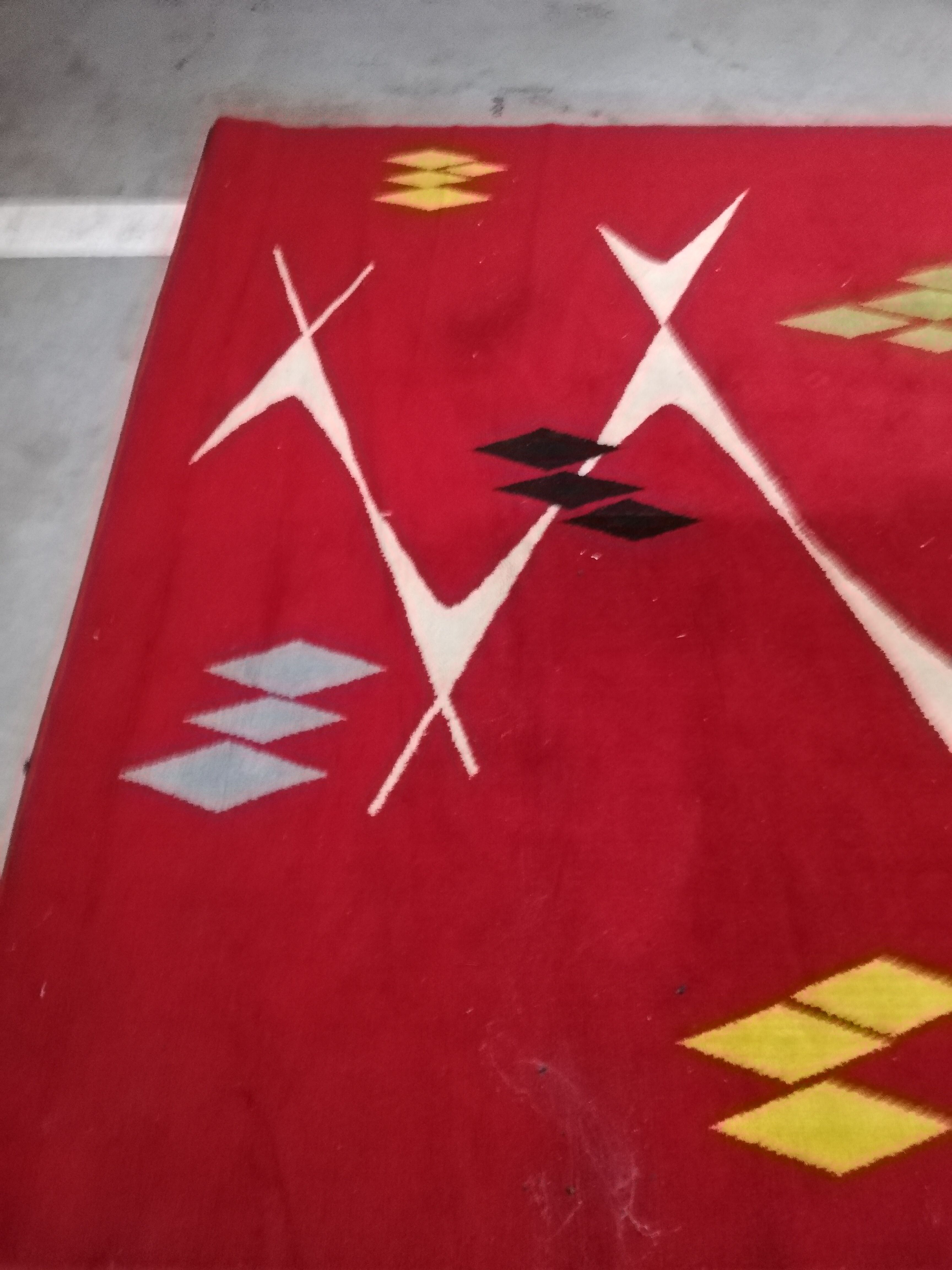 Abstract rug France 1950