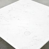 Angelo Mangiarotti for Up&Up Carrara Marble Coffee Table, Italy 1970's