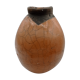 Vase en raku signé