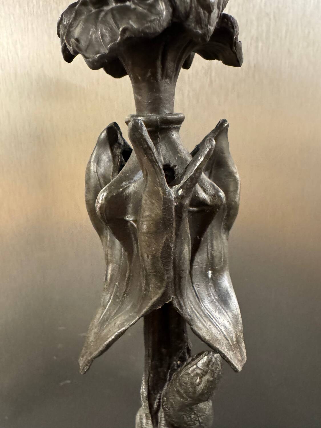 Pair of Art Nouveau candlesticks circa 1900