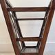 Vintage woven oak magazine rack