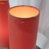 Mid-Century Filigree Danish Teak Table Lamps, 1950s, Set of 2