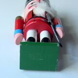 Wooden handmade nutcracker, vintage from the 1970s