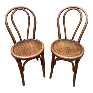 Paire de chaises bistrot