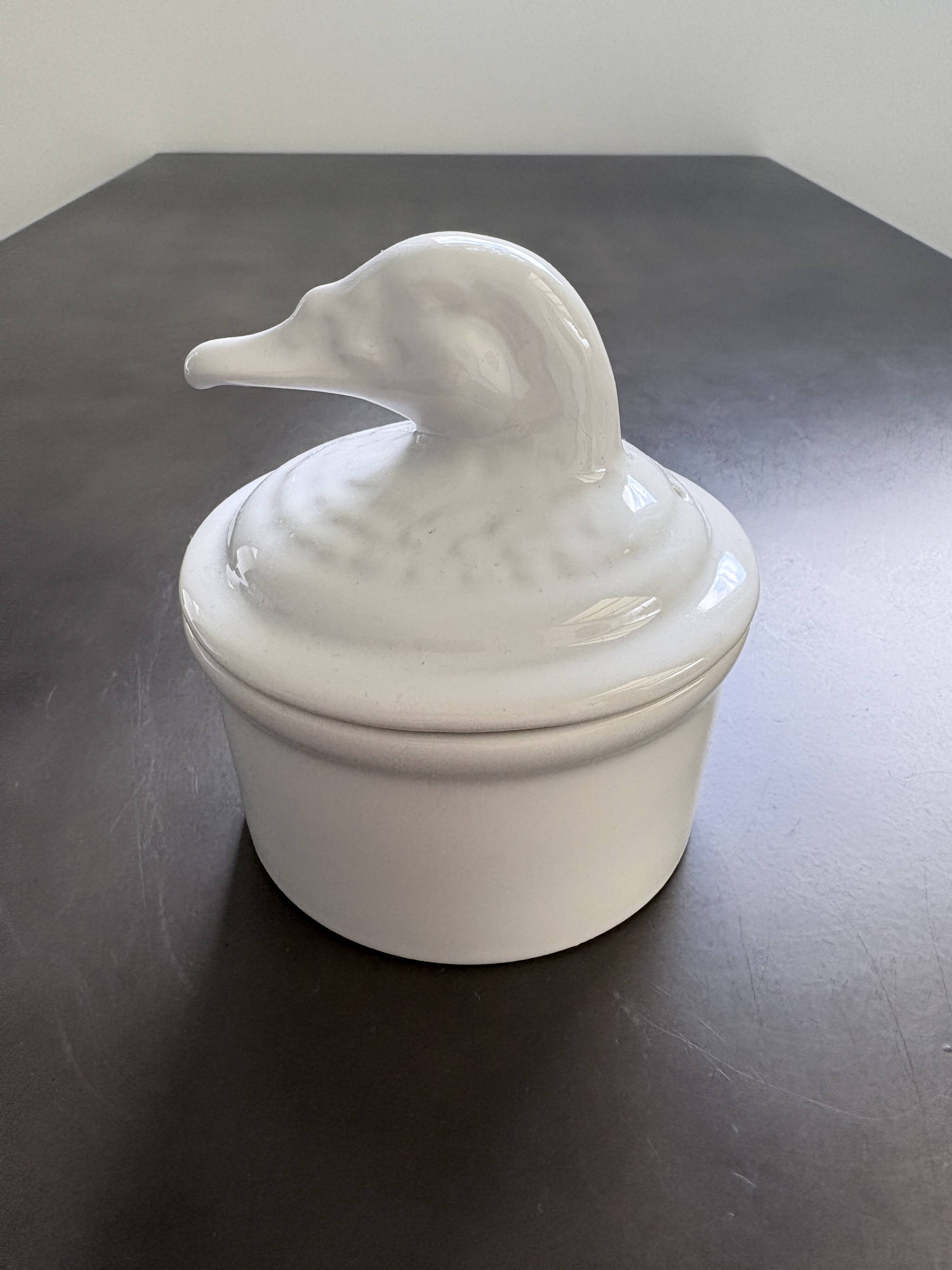Vintage duck head ramekin