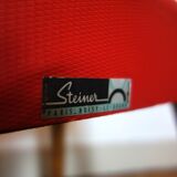 4 chairs "bow wood" by Hugues Steiner 50