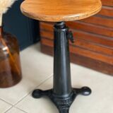 Old industrial stool Singer