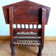 Pair of traditional low chairs, Indonesia