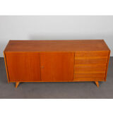 Oak row by Jiroutek for Interier Praha, model U-460, 1960