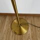 Brass reading floor lamp
