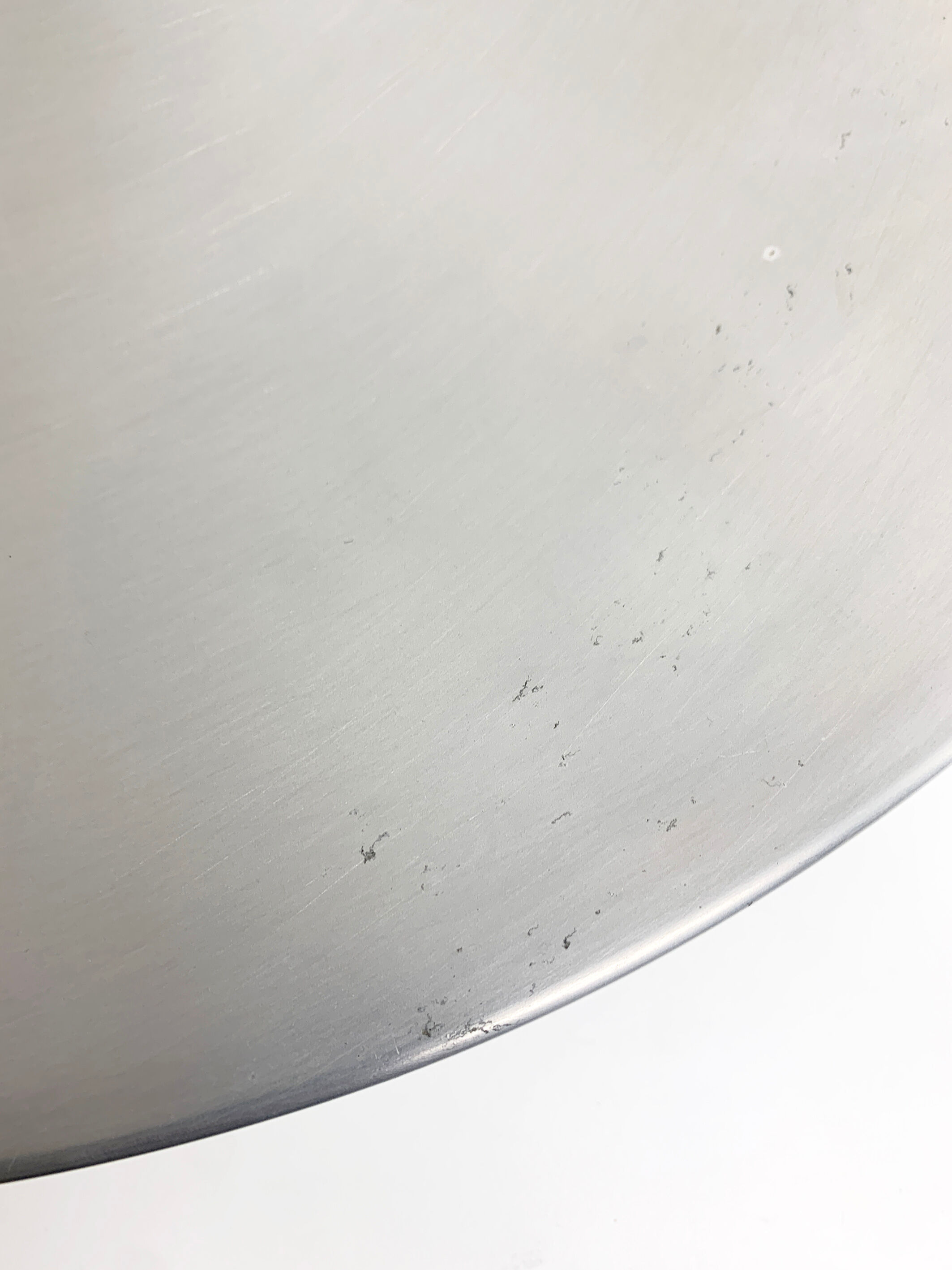 Space age aluminum wall lamp by Staff Leuchten, flush light, 1960-70s