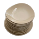 BHV product 6 flat plates and a free-form ivory dish 1960