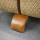 Jindřich Halabala stool in Art Deco velvet, Czechoslovakia, 1930s.