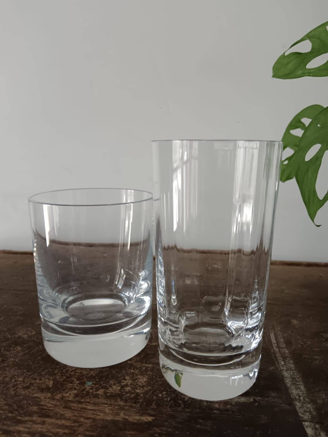 2 crystal glasses from Baccarat