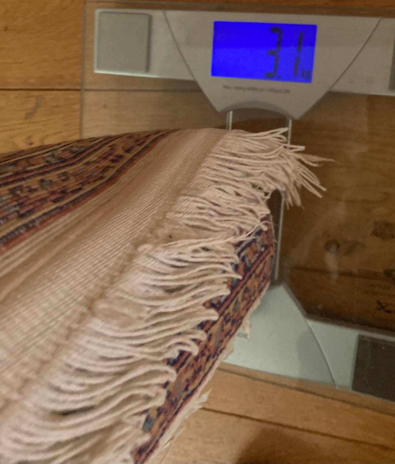 Tapis d’Orient en pure laine vierge tissée main époque XXe
