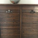 Double curtain Cabinet