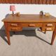bureau en bois massif, vintage, bohème
