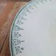 Antique Saint-Amand pedestal compote model 4500 – delicate green decoration