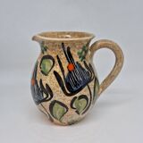 Teapot set and ceramic milk jar Vallauris