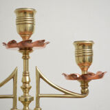 Pair of Arts and Crafts candle holders