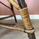 Fauteuil en rotin vintage