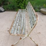 Folding garden bench