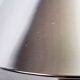 Lampe de table en hêtre et métal chromé