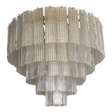 Lustre "diamant" en verre de Murano