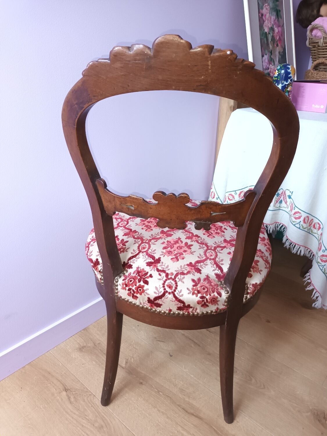 Carved antique chair