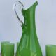 Service of orangeade glass Murano 1960s
