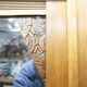 Art Deco oak sculpted wardrobe - Flemish workshop circa 1930
