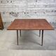 Table papillon ancienne, pieds compas