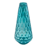1960s Stunning Vase in Hand Blown Murano Glass. Made in Italy.