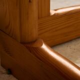 Pine dining set by Rainer Daumiller, Set of 7