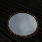 Round mirror tray