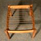Pair of armchairs and foot rest 20th century