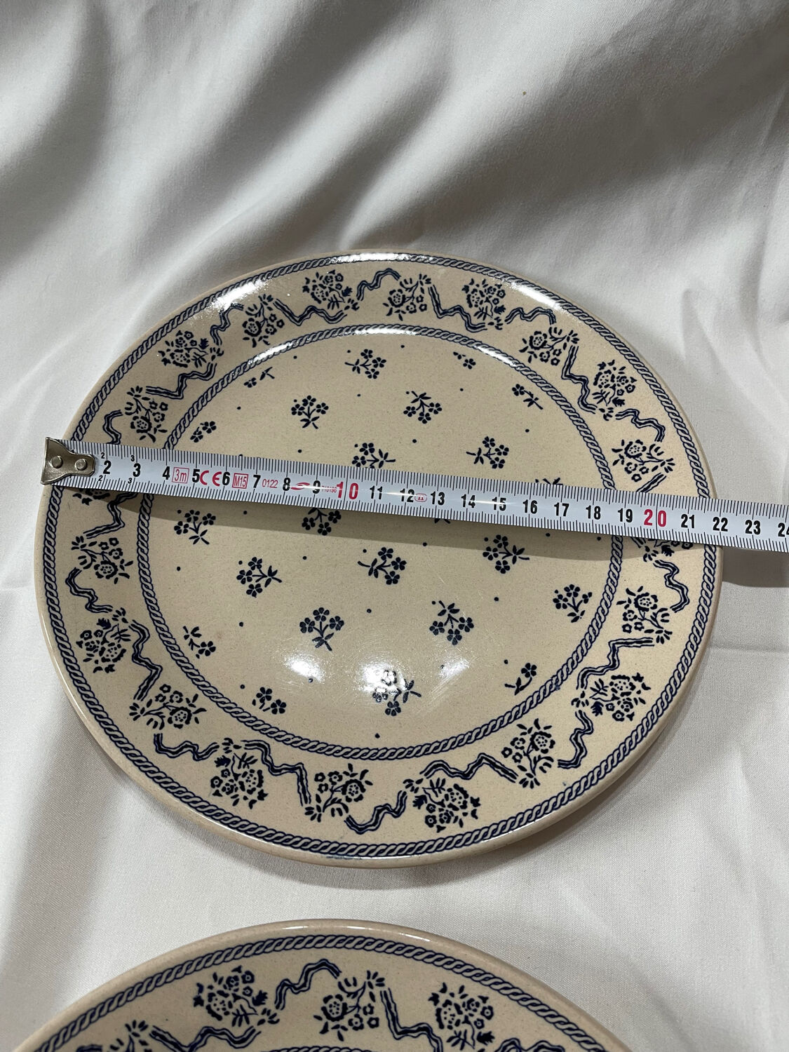 Laura Ashley & Johnson Brother set of 6 blue dessert plates