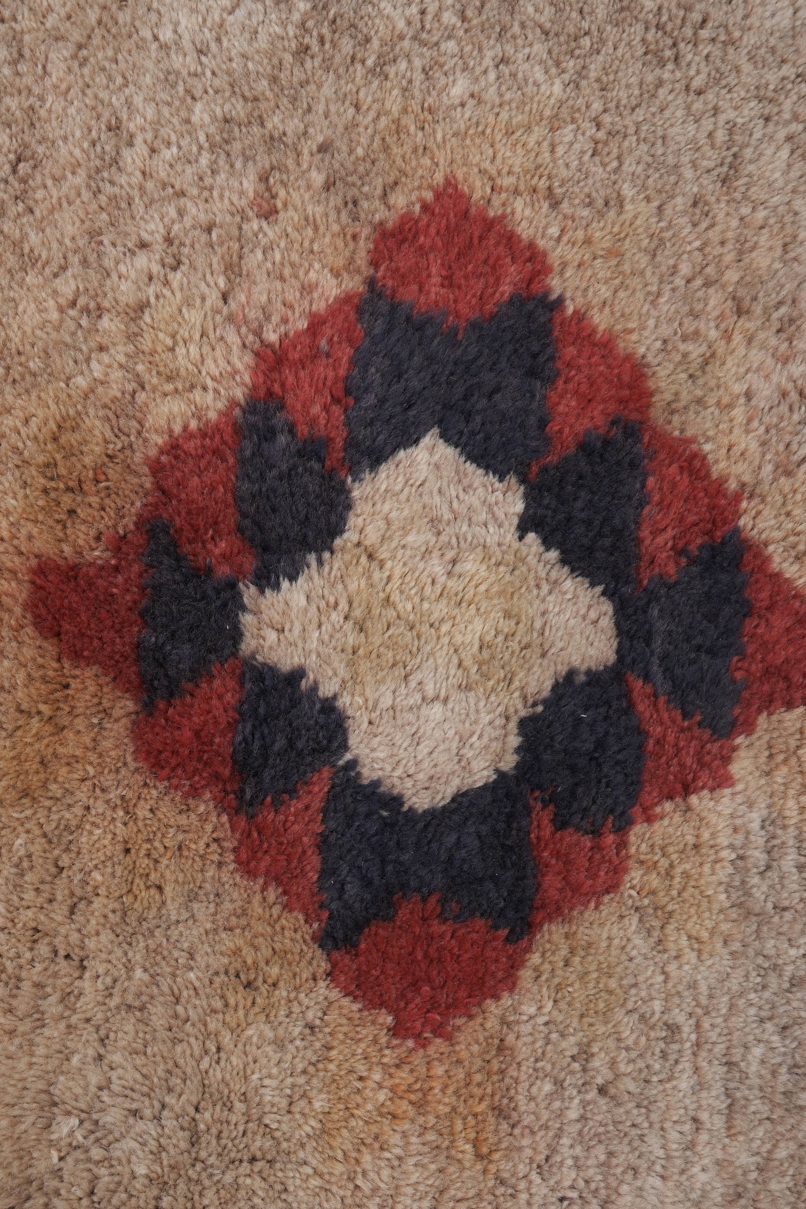 Vintage Turkish Oushak Rug Handwoven 94x150 cm