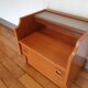 Lighted vintage bedside table