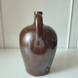Glazed terracotta pitcher