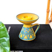 Bougeoir Céramique Ceramano | Poterie Ouest Allemande Années 60
